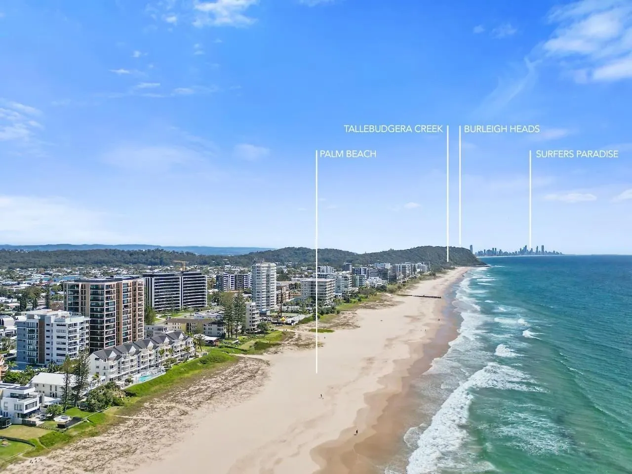 The Nordic Palm - Poolside Lounging By The Beach Apartment Gold Coast